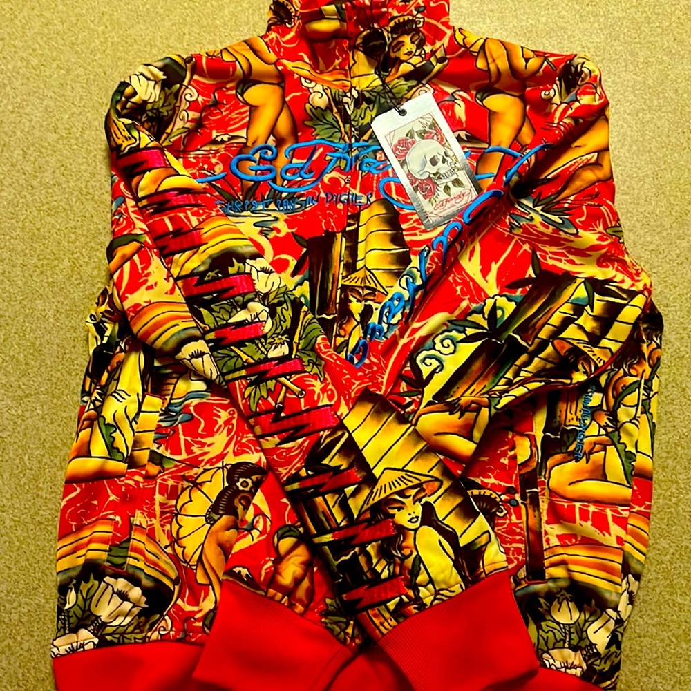 Brand New With Tags - Ed Hardy  Colorful Jacket